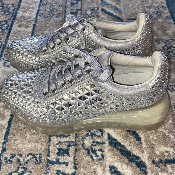 Steve Madden Rhinestone Sneakers - Picture 3 of 6